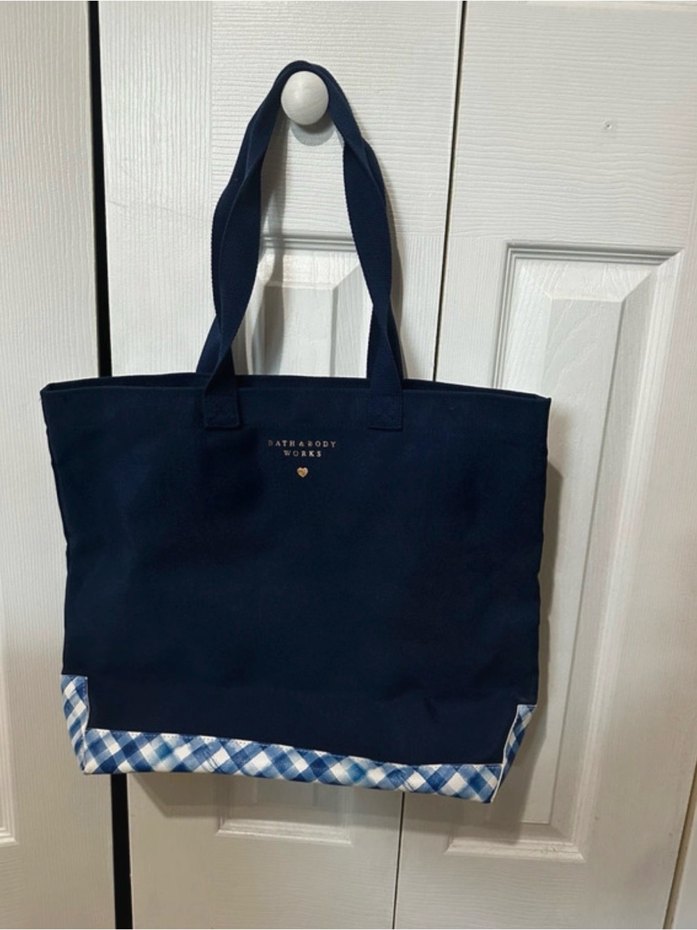 Bath & Body Works Gingham Tote